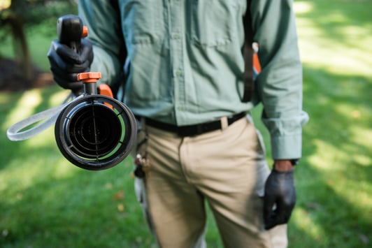blades of green tech servicing for mosquito pest control